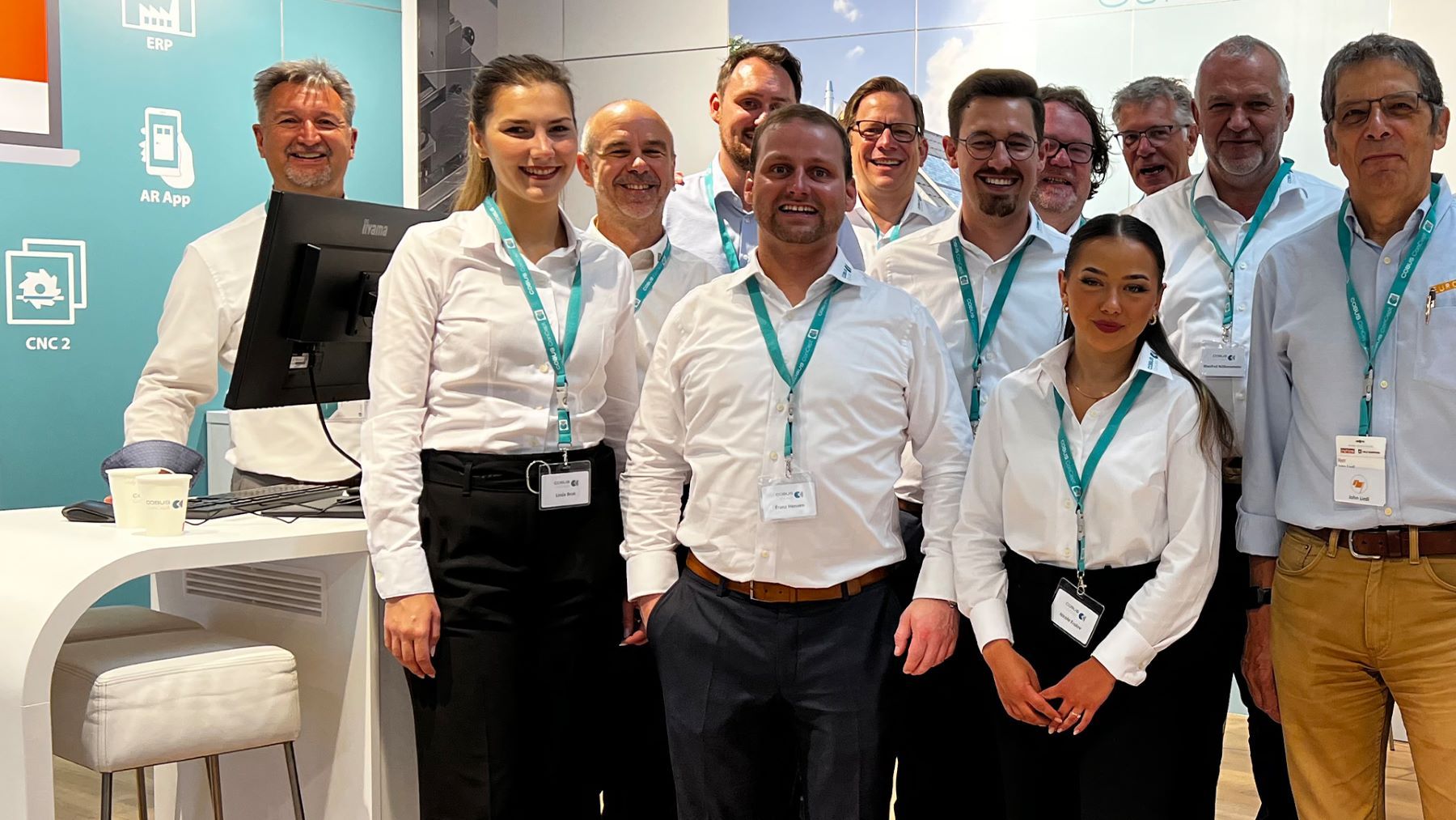 Teamfoto auf der Holz-Handwerk 2022